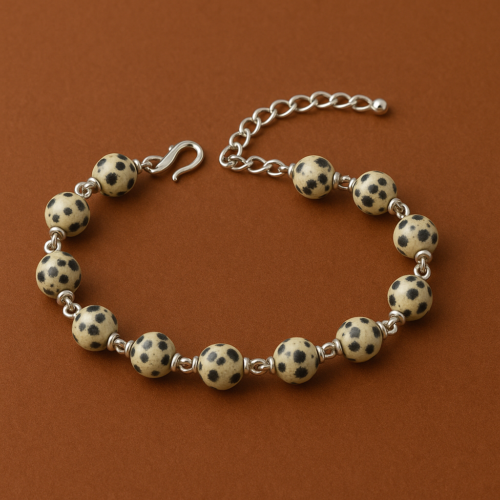Jasper Silver Bracelet