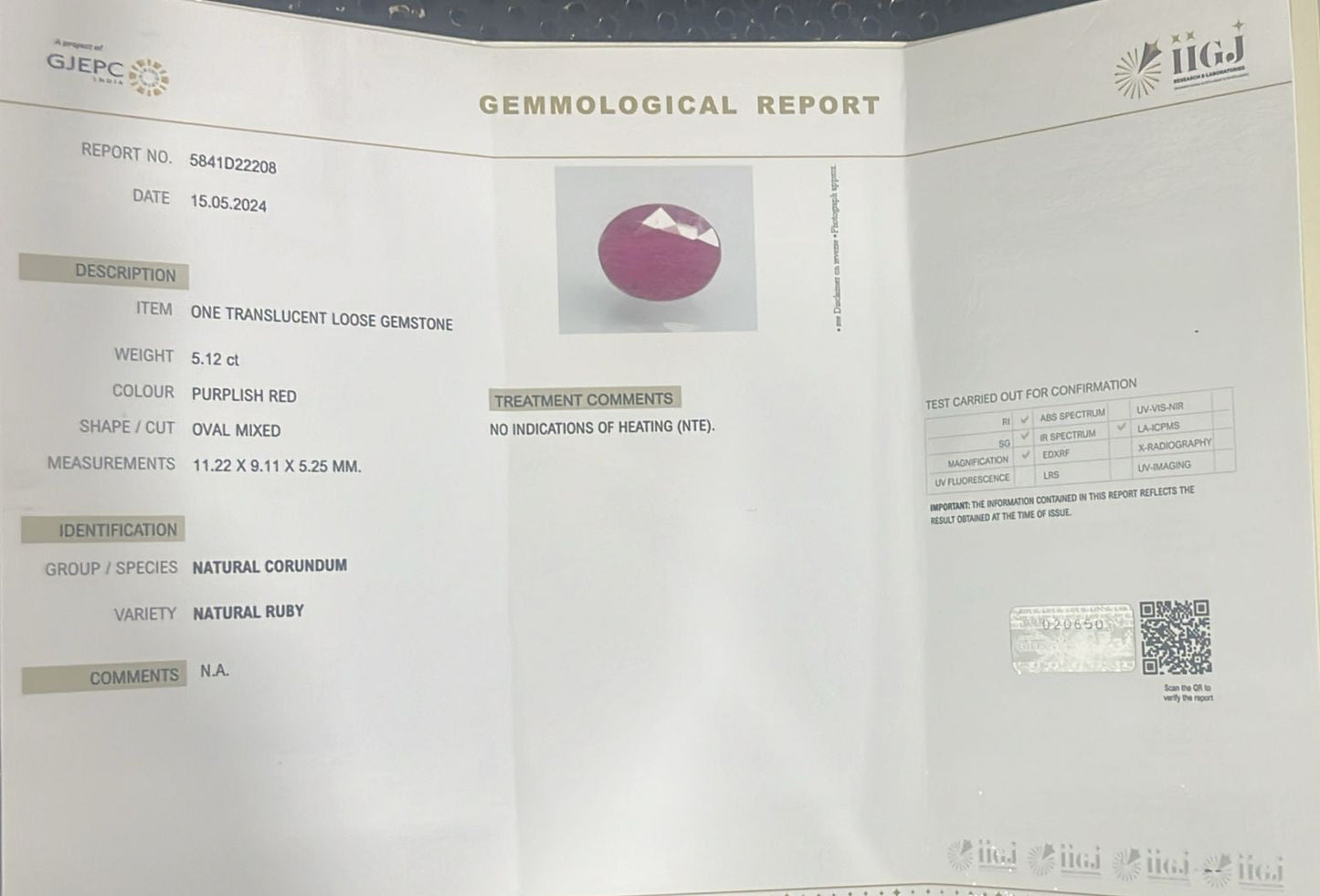 Ruby Stone (Premium AAA) - African