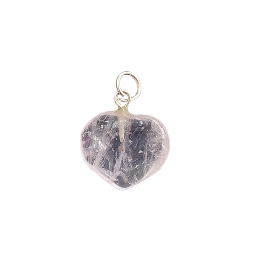 Rose Quartz Heart Pendant