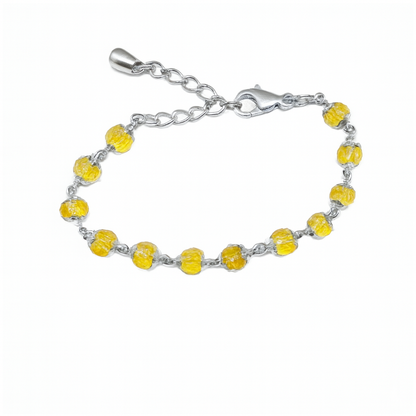 Citrine Silver Bracelet
